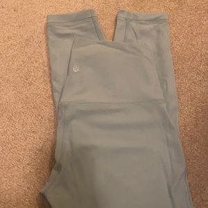 Size 8 lululemon hazy jade align pant II 25”